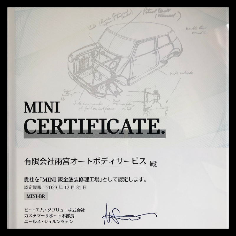 mini certificate